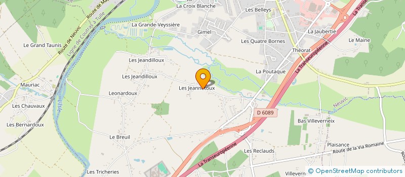 localisation de l'entreprise MONSIEUR LIONEL LAUTRETTE  NEUVIC