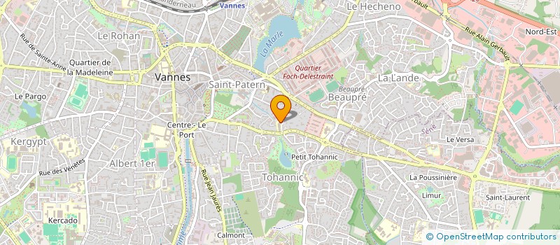 localisation de l'entreprise MONSIEUR LIONEL LE GALL  VANNES