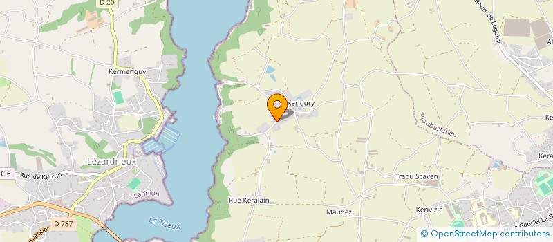 localisation de l'entreprise MONSIEUR LIONEL LE MANCHEC  PAIMPOL