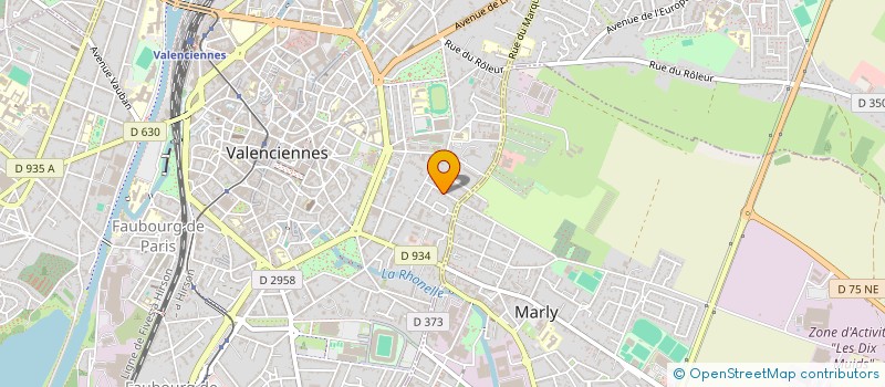 localisation de l'entreprise MONSIEUR LIONEL LE MESTRE à VALENCIENNES