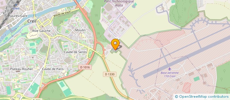 localisation de l'entreprise MONSIEUR LIONEL LE RENARD  CREIL