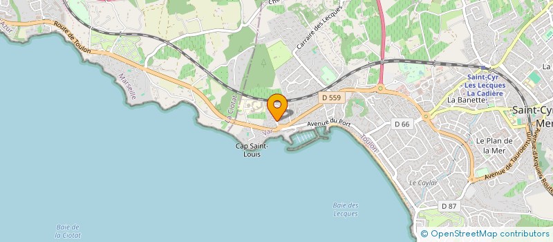 localisation de l'entreprise MONSIEUR LIONEL LEBLOND à SAINT-CYR-SUR-MER