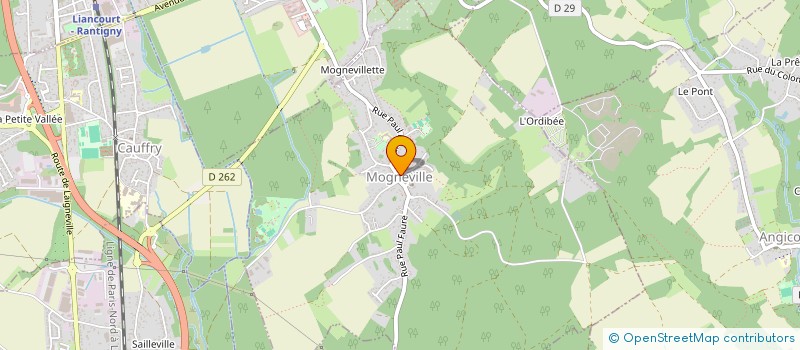 localisation de l'entreprise MONSIEUR LIONEL LEBLONDET  MOGNEVILLE