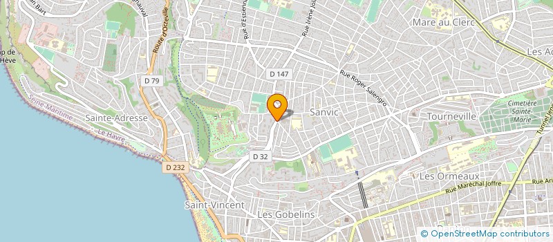 localisation de l'entreprise MONSIEUR LIONEL LEBOURG  LE HAVRE