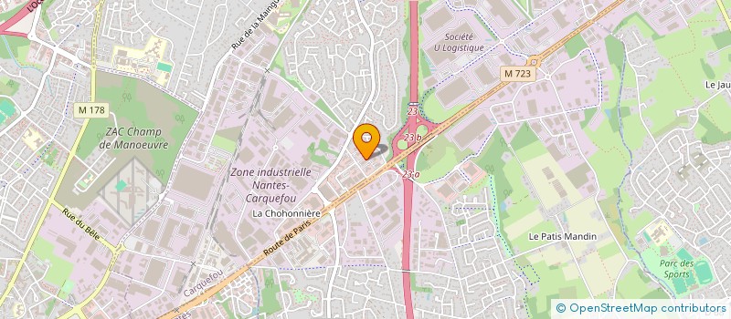 localisation de l'entreprise MONSIEUR LIONEL LECHAT  CARQUEFOU