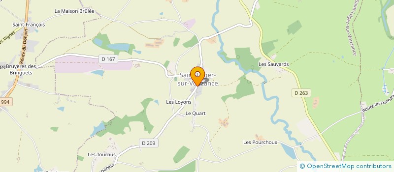 localisation de l'entreprise MONSIEUR LIONEL LECHERE  SAINT-LEGER-SUR-VOUZANCE