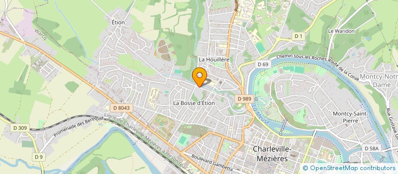 localisation de l'entreprise MONSIEUR LIONEL LEFEVRE à CHARLEVILLE MEZIERES