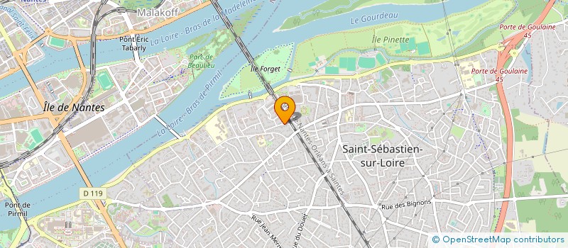 localisation de l'entreprise MONSIEUR LIONEL LEGEAY à SAINT-SEBASTIEN-SUR-LOIRE