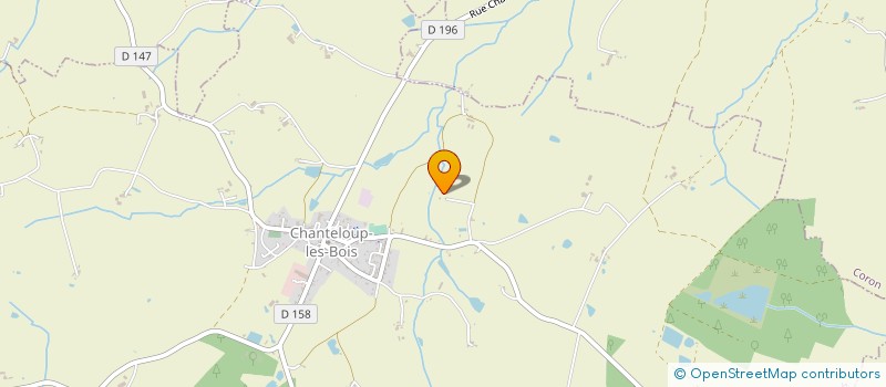 localisation de l'entreprise MONSIEUR LIONEL LEGEAY  CHANTELOUP-LES-BOIS