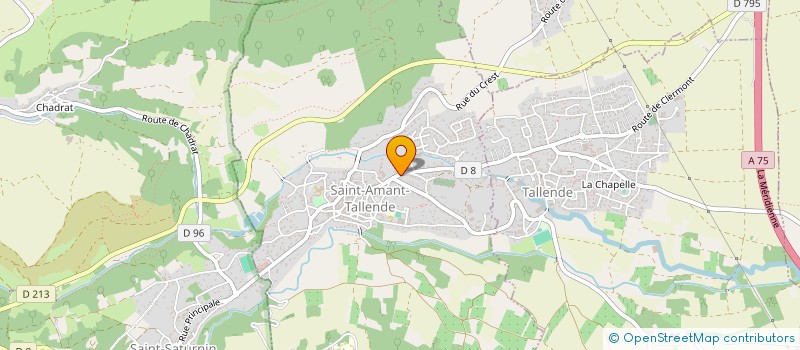 localisation de l'entreprise MONSIEUR LIONEL LEGRAND  SAINT-AMANT-TALLENDE