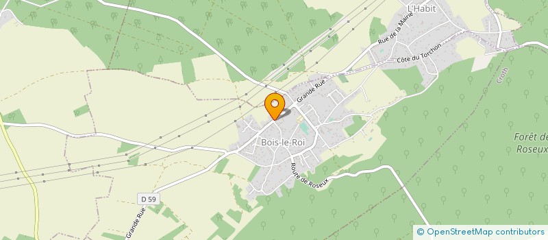 localisation de l'entreprise MONSIEUR LIONEL LEMERCIER  BOIS-LE-ROI