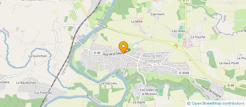 localisation de l'entreprise MONSIEUR LIONEL LEMONNIER  BOURG-DES-COMPTES