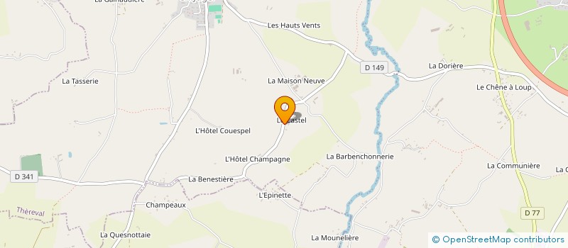 localisation de l'entreprise MONSIEUR LIONEL LEROUTIER  THEREVAL