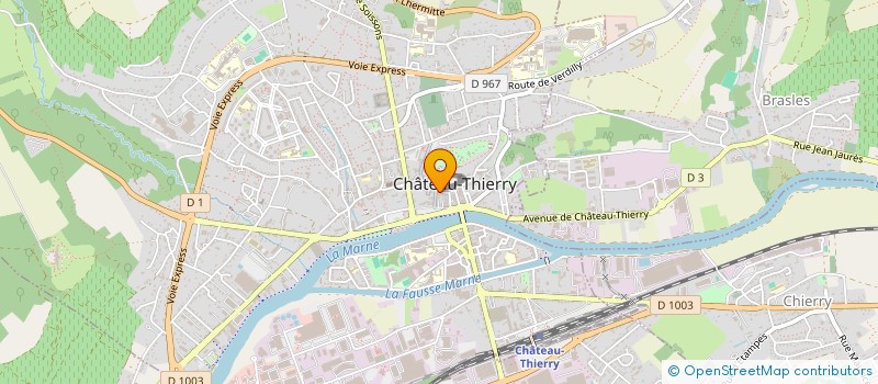 localisation de l'entreprise MONSIEUR LIONEL LEROY à CHATEAU-THIERRY