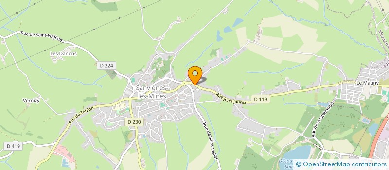 localisation de l'entreprise MONSIEUR LIONEL LESAQUE  SANVIGNES-LES-MINES