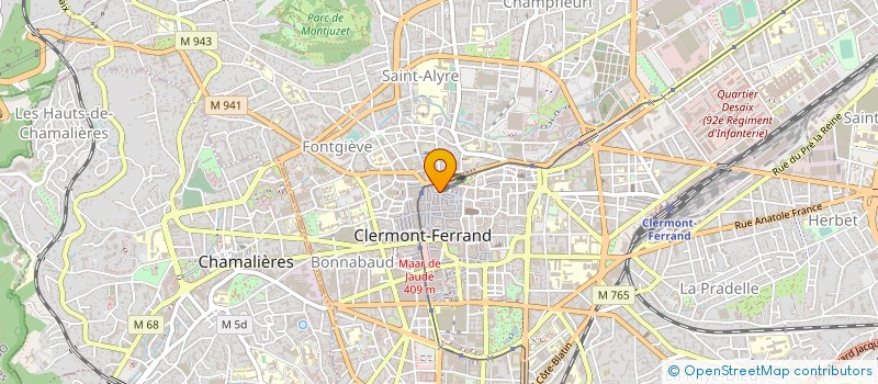 localisation de l'entreprise MONSIEUR LIONEL LEVIGNE à CLERMONT-FERRAND