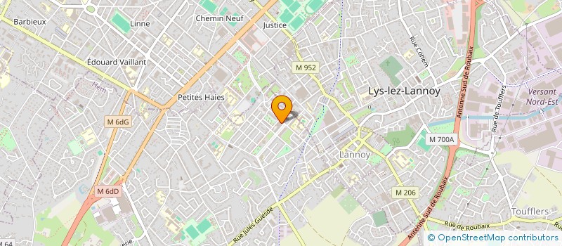 localisation de l'entreprise MONSIEUR LIONEL LIBERT  HEM