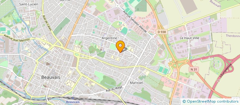 localisation de l'entreprise MONSIEUR LIONEL LIEGEROT  BEAUVAIS