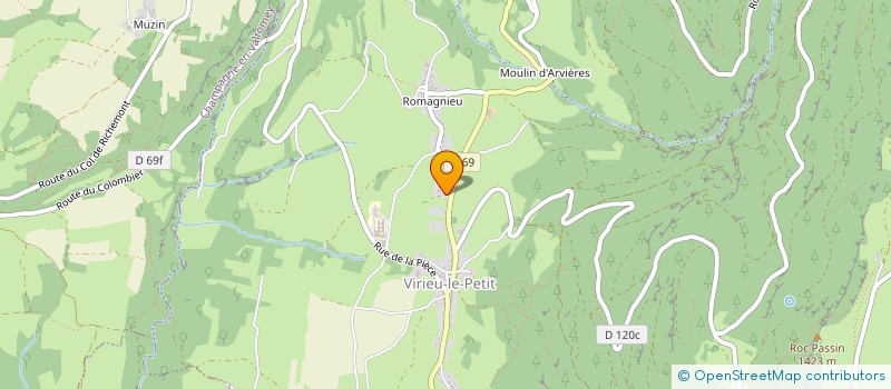 localisation de l'entreprise MONSIEUR LIONEL LLEWELLYN  VALROMEY-SUR-SERAN