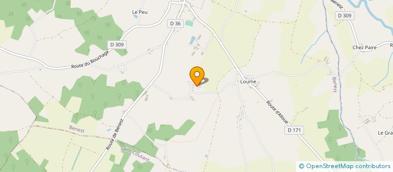 localisation de l'entreprise MONSIEUR LIONEL LOCHON  BENEST