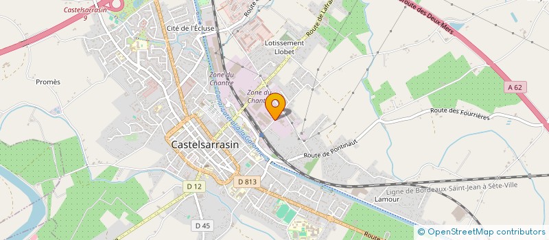 localisation de l'entreprise MONSIEUR LIONEL LOMBARD  CASTELSARRASIN