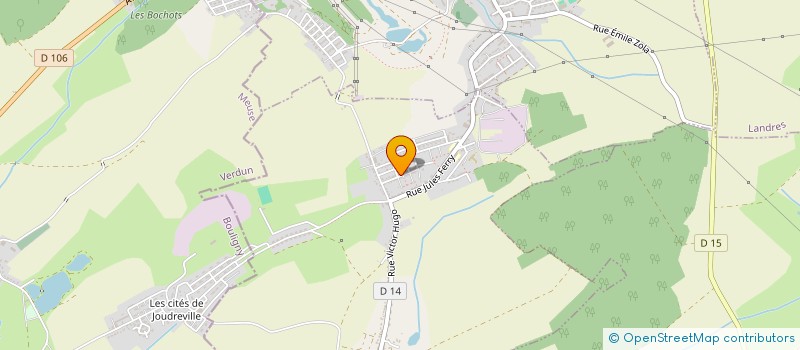 localisation de l'entreprise MONSIEUR LIONEL LONARDI  JOUDREVILLE