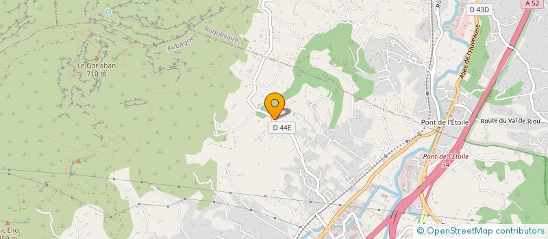 localisation de l'entreprise MONSIEUR LIONEL LONG  AUBAGNE