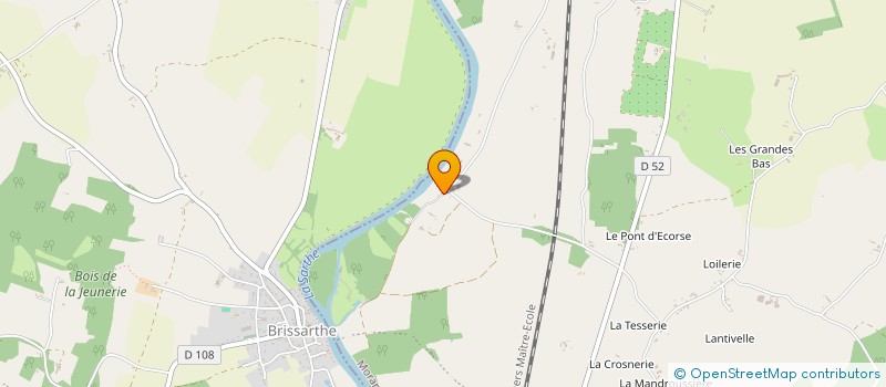 localisation de l'entreprise MONSIEUR LIONEL LORANT à MORANNES SUR SARTHE-DAUMERAY
