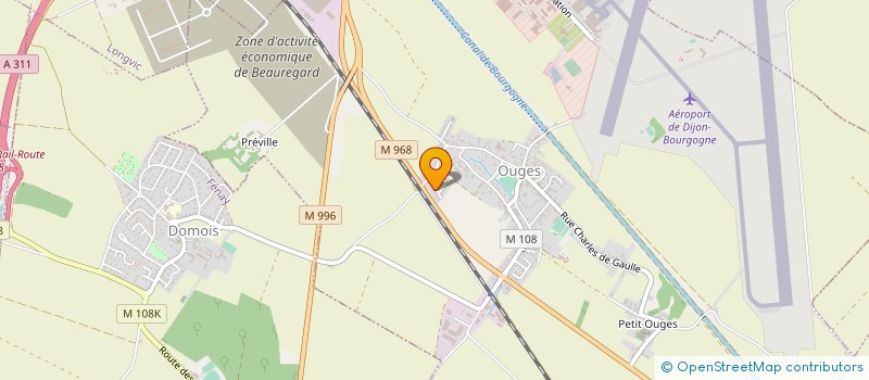 localisation de l'entreprise MONSIEUR LIONEL LORINCZ  OUGES