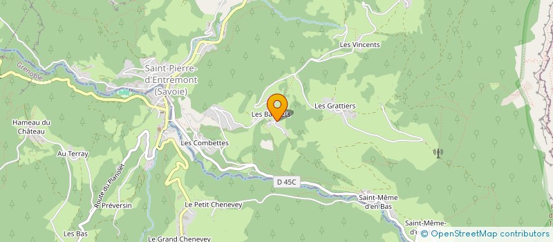 localisation de l'entreprise MONSIEUR LIONEL LOUBIGNAC  SAINT-PIERRE-D ENTREMONT