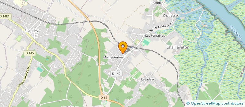 localisation de l'entreprise MONSIEUR LIONEL LOURENCO  CHAILLEVETTE