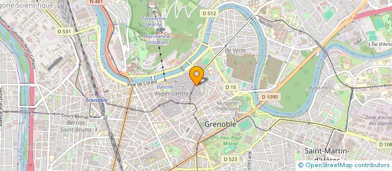 localisation de l'entreprise MONSIEUR LIONEL LUBOINSKI  GRENOBLE