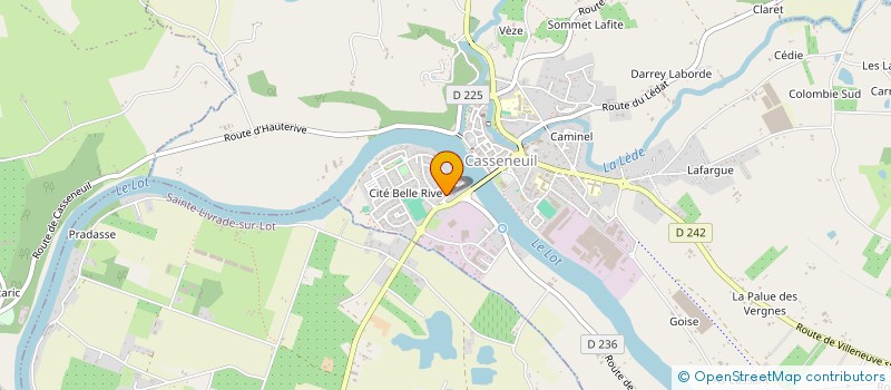 localisation de l'entreprise MONSIEUR LIONEL LUCCHI  CASSENEUIL