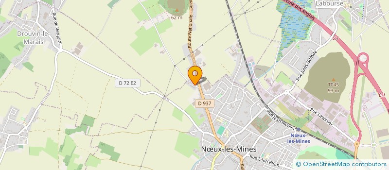 localisation de l'entreprise MONSIEUR LIONEL M BAHI  NUX-LES-MINES