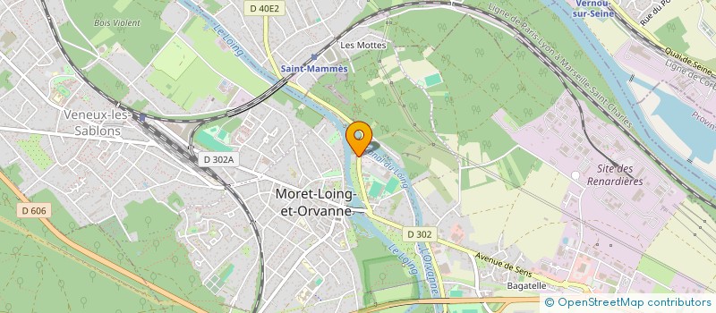 localisation de l'entreprise MONSIEUR LIONEL MAAZA  MORET-LOING-ET-ORVANNE