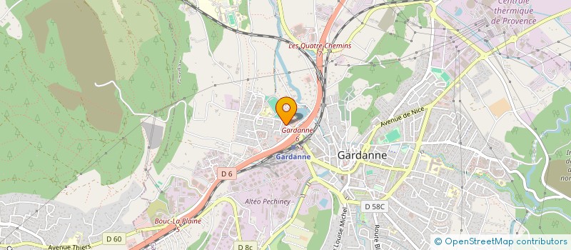 localisation de l'entreprise MONSIEUR LIONEL MABILLE à GARDANNE