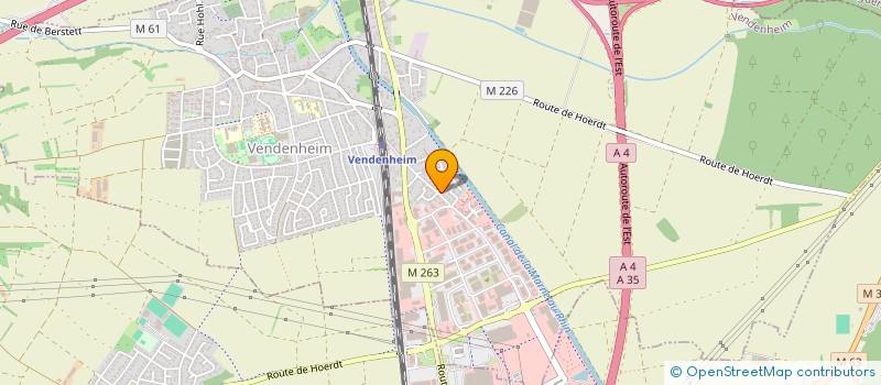 localisation de l'entreprise MONSIEUR LIONEL MAI  VENDENHEIM