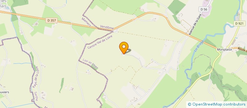 localisation de l'entreprise MONSIEUR LIONEL MAIRET  SARGE SUR BRAYE