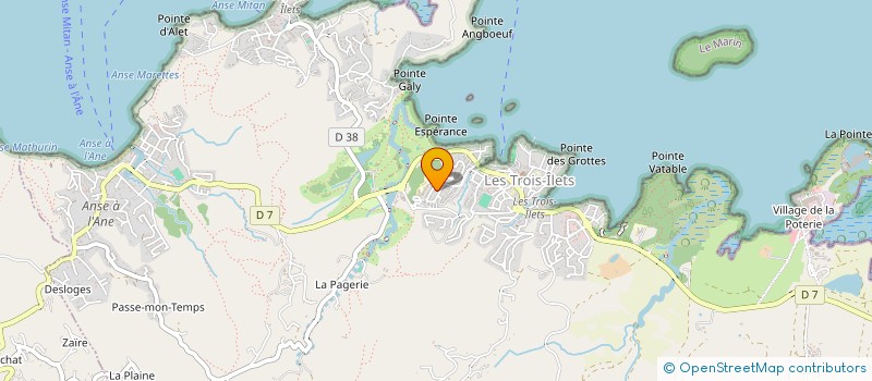localisation de l'entreprise MONSIEUR LIONEL MANERE à LES TROIS-ILETS