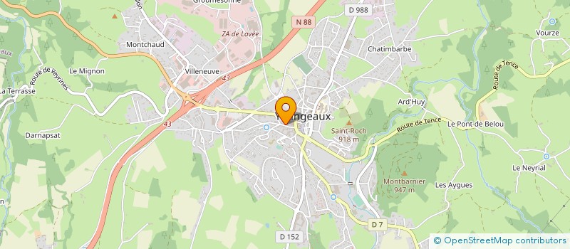 localisation de l'entreprise MONSIEUR LIONEL MANNELLA à YSSINGEAUX