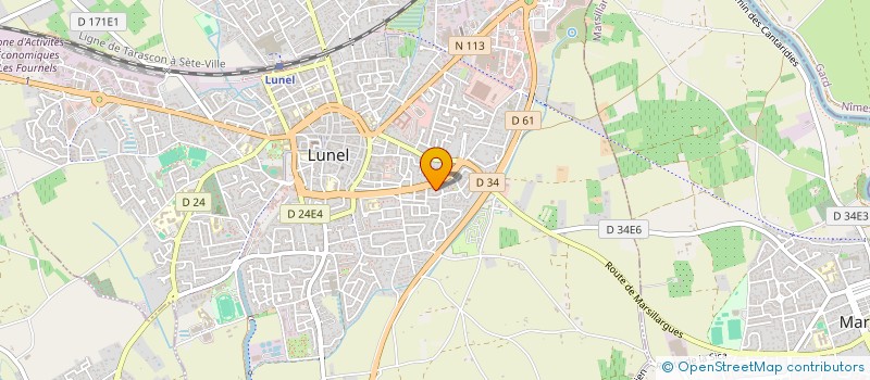 localisation de l'entreprise MONSIEUR LIONEL MANO à LUNEL
