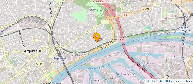 localisation de l'entreprise MONSIEUR LIONEL MARCAL  ARGENTEUIL