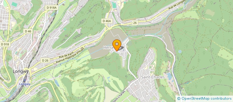 localisation de l'entreprise MONSIEUR LIONEL MARCHAL  HERSERANGE