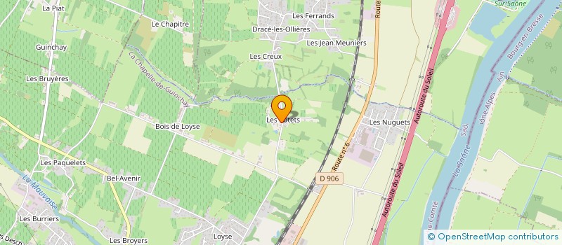 localisation de l'entreprise MONSIEUR LIONEL MARCHAND  LA CHAPELLE-DE-GUINCHAY