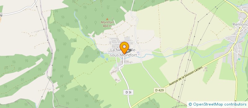 localisation de l'entreprise MONSIEUR LIONEL MARCHINI  LA NEUVEVILLE-SOUS-MONTFORT