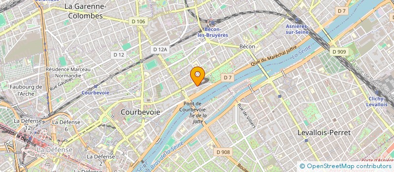 localisation de l'entreprise MONSIEUR LIONEL MARTIN à COURBEVOIE