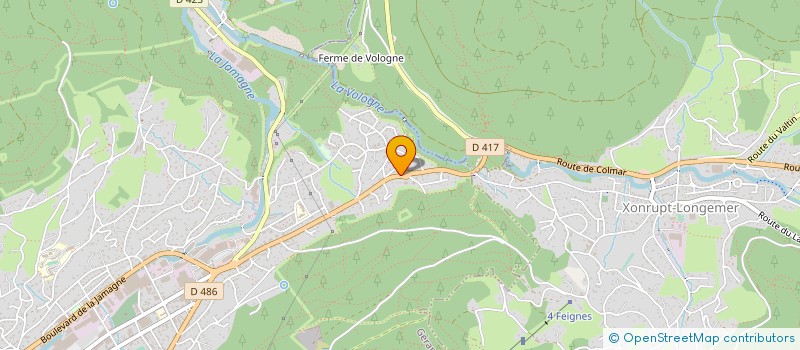 localisation de l'entreprise MONSIEUR LIONEL MARTIN à GERARDMER