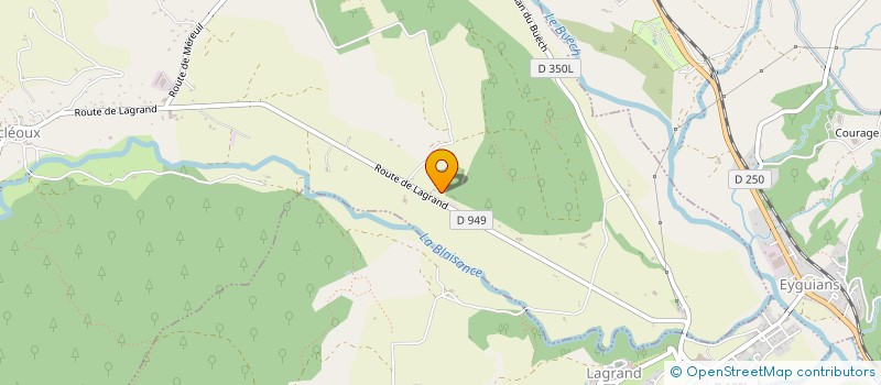 localisation de l'entreprise MONSIEUR LIONEL MARTIN  TRESCLEOUX