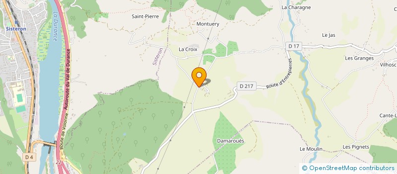 localisation de l'entreprise MONSIEUR LIONEL MARTIN  ENTREPIERRES