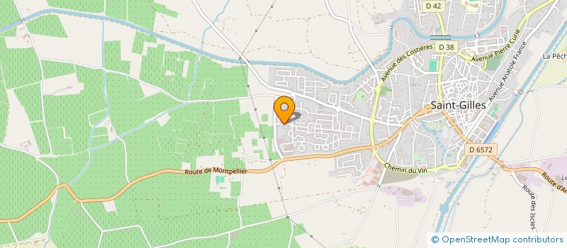 localisation de l'entreprise MONSIEUR LIONEL MASSON  SAINT-GILLES